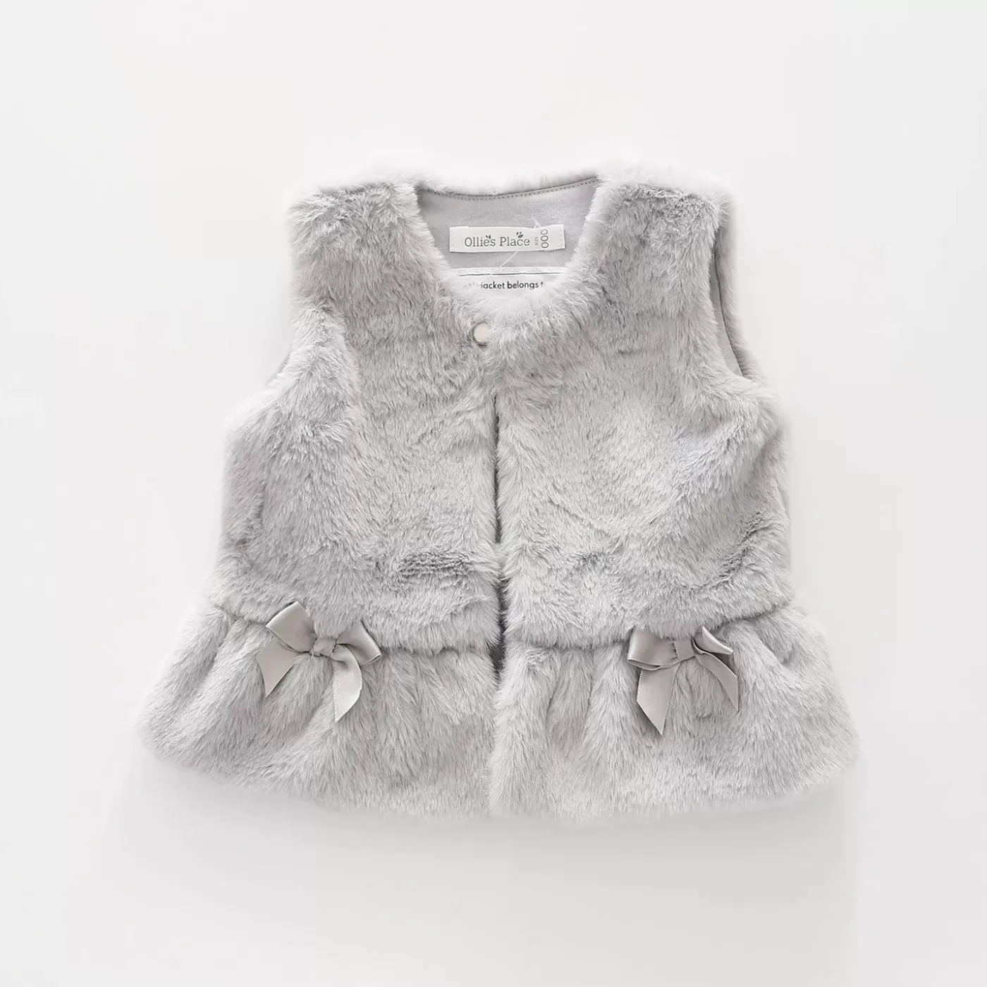 Ollies Place Princess, Baby Girl Faux Fur Vest< Jackets & Outerwear