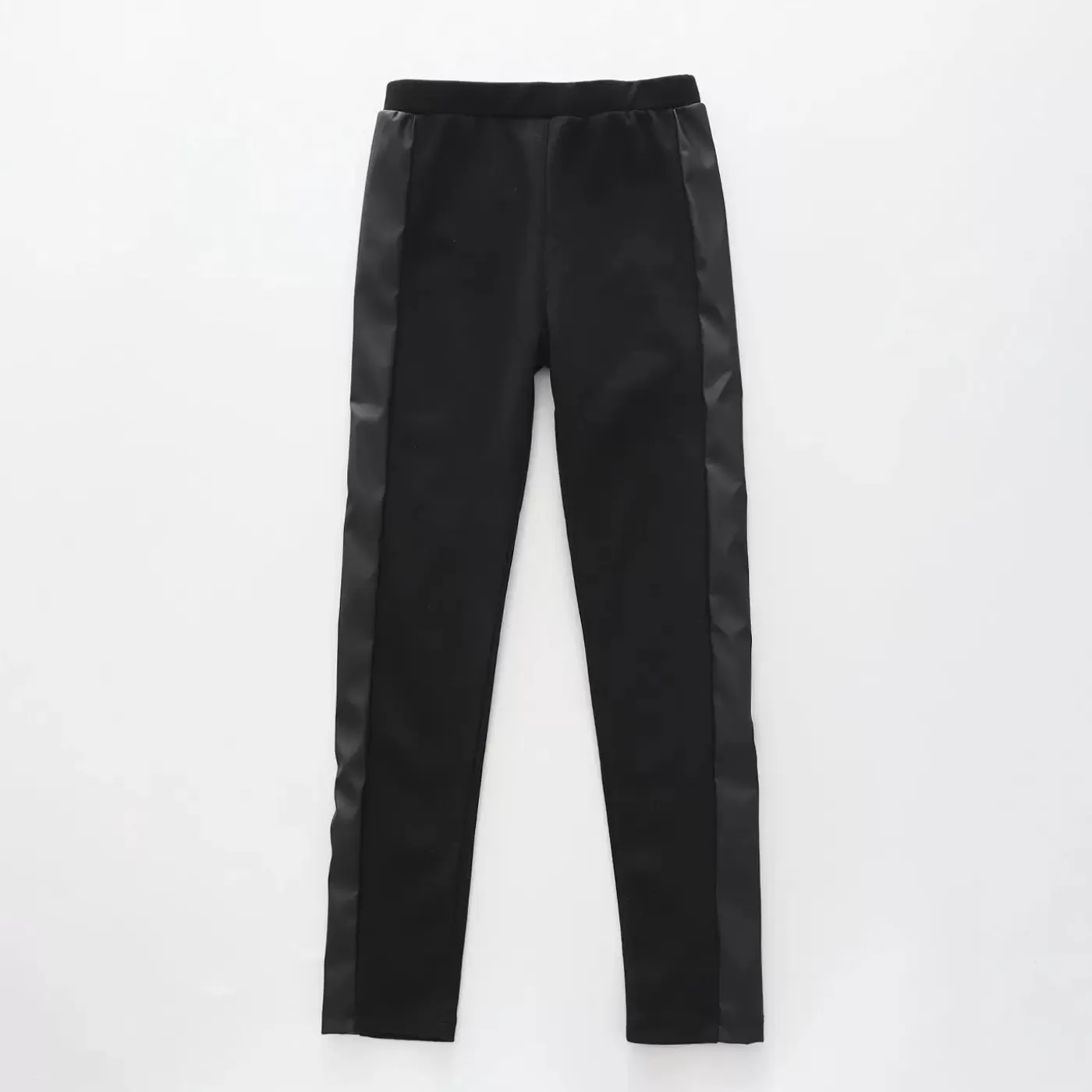 Ollies Place PU Leather Panel, Older Girls Leggings< Pants, Legging & Jeans