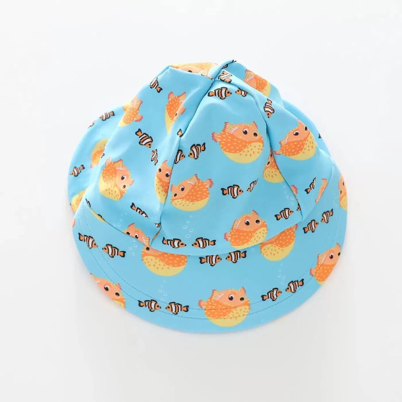 Ollies Place Puffer Fish Print Legionnaire Cap<BOY Swimwear | 6-12M