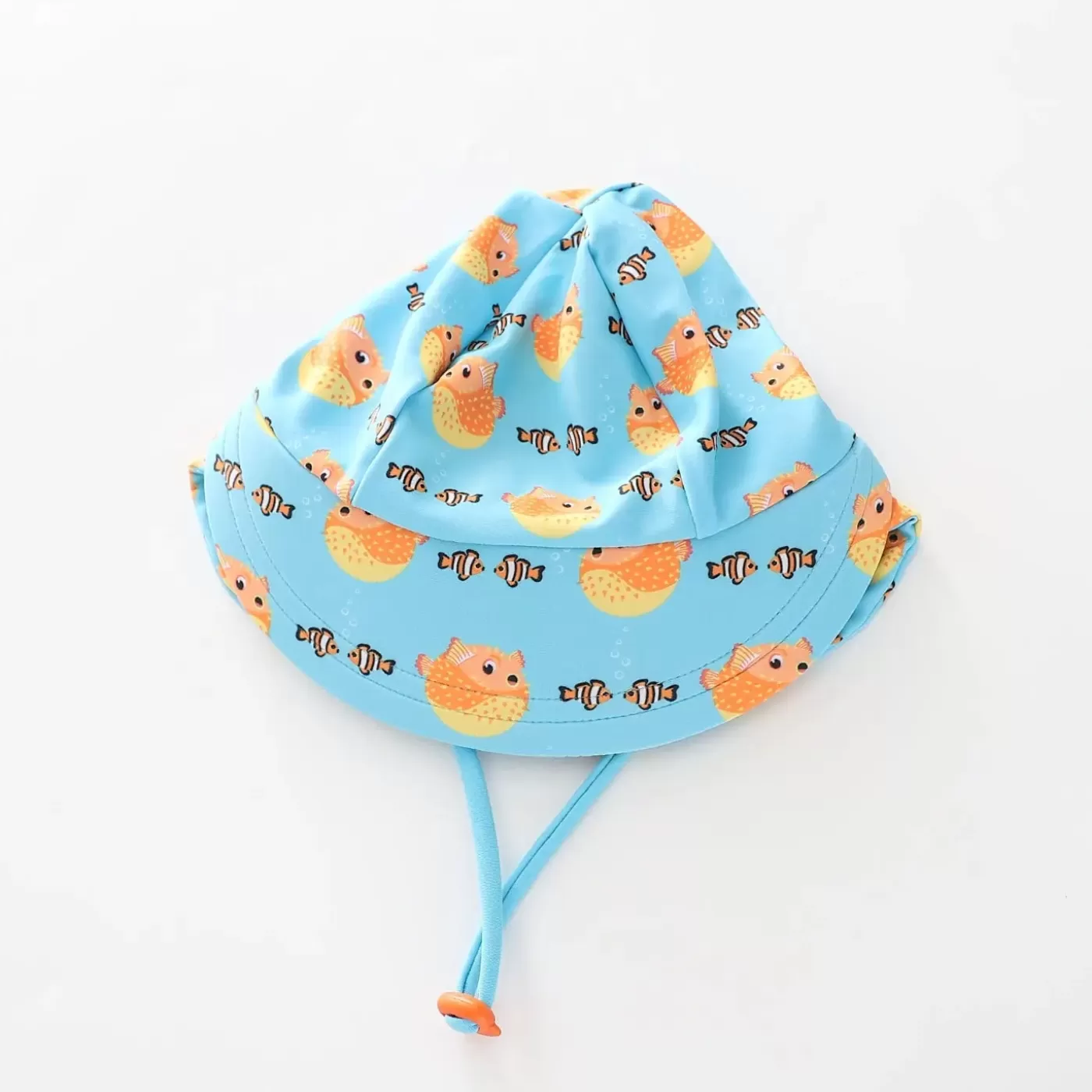 Ollies Place Puffer Fish Print Legionnaire Cap<BOY Swimwear | 6-12M