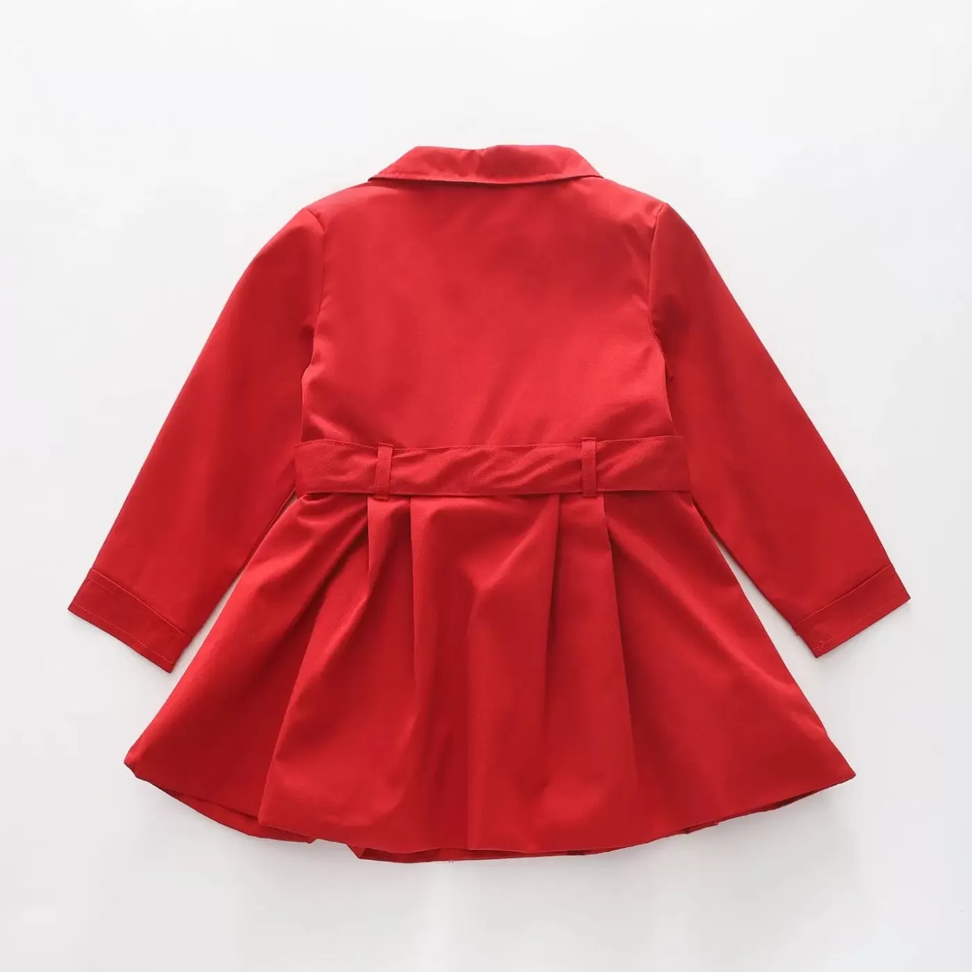 Ollies Place Racing Red, Junior Girls Trench Coat< Jackets & Outerwear