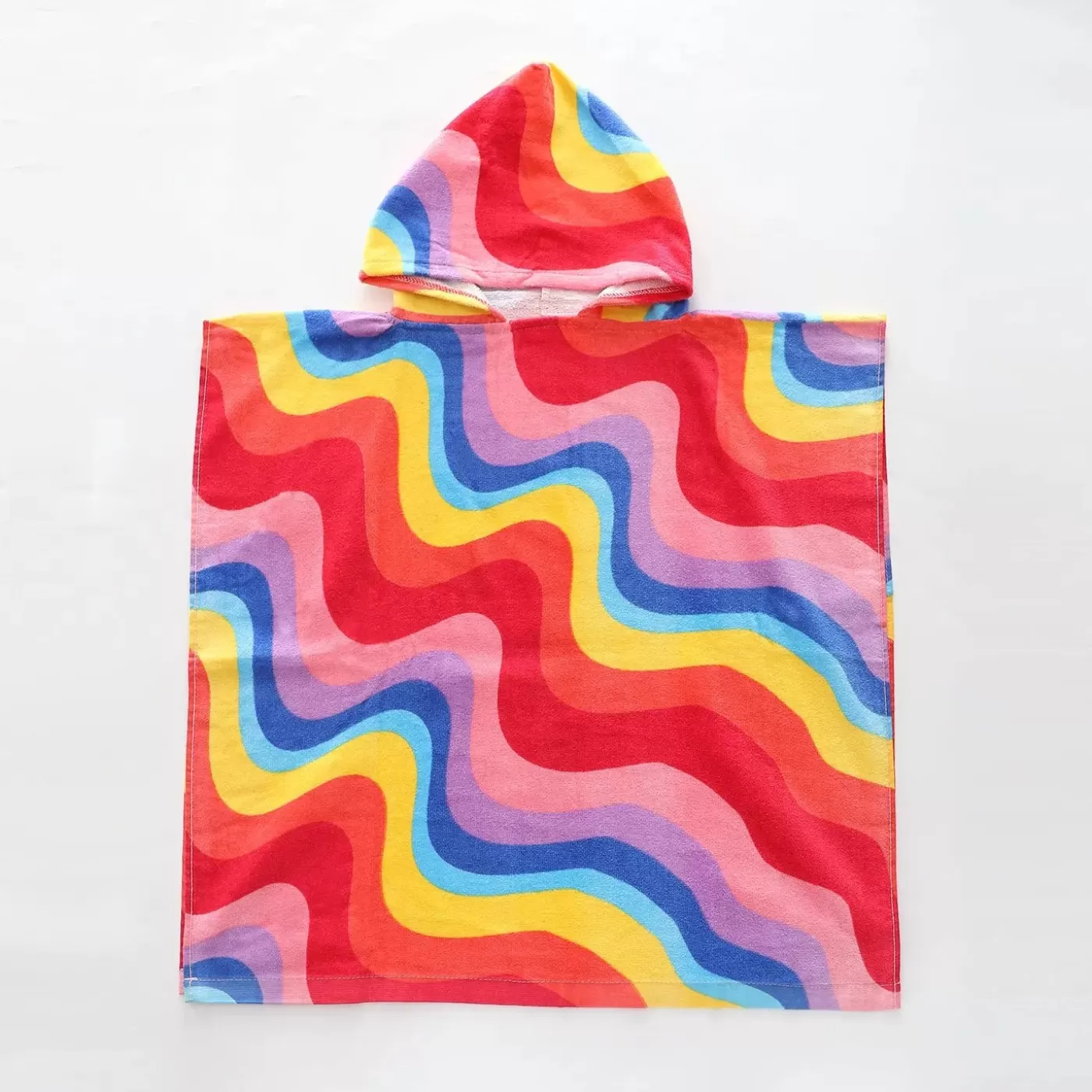 Ollies Place Rainbow Brights Kids Poncho Towel< Swimwear