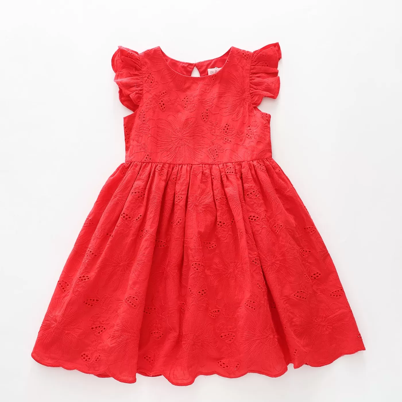 Ollies Place Red Cotton Dress< Dresses