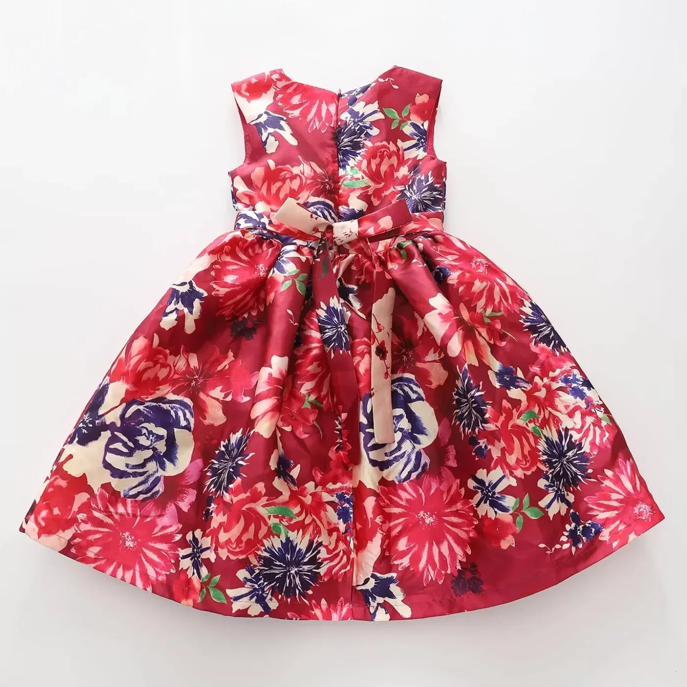 Ollies Place Red Florals Dress< 6 Year | 7 Year