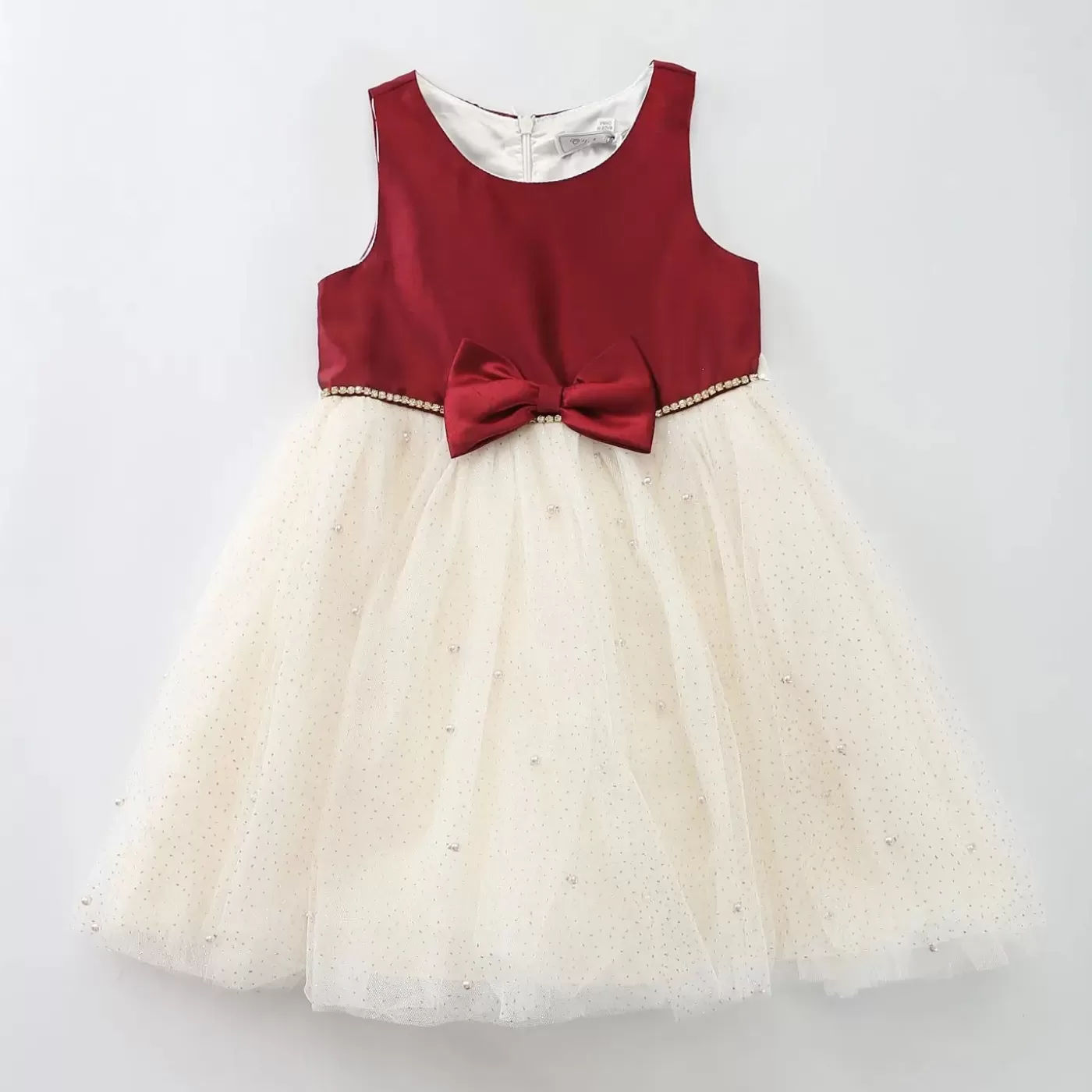 Ollies Place Red Pearls Tulle Dress< Party & Formal | Party & Formal