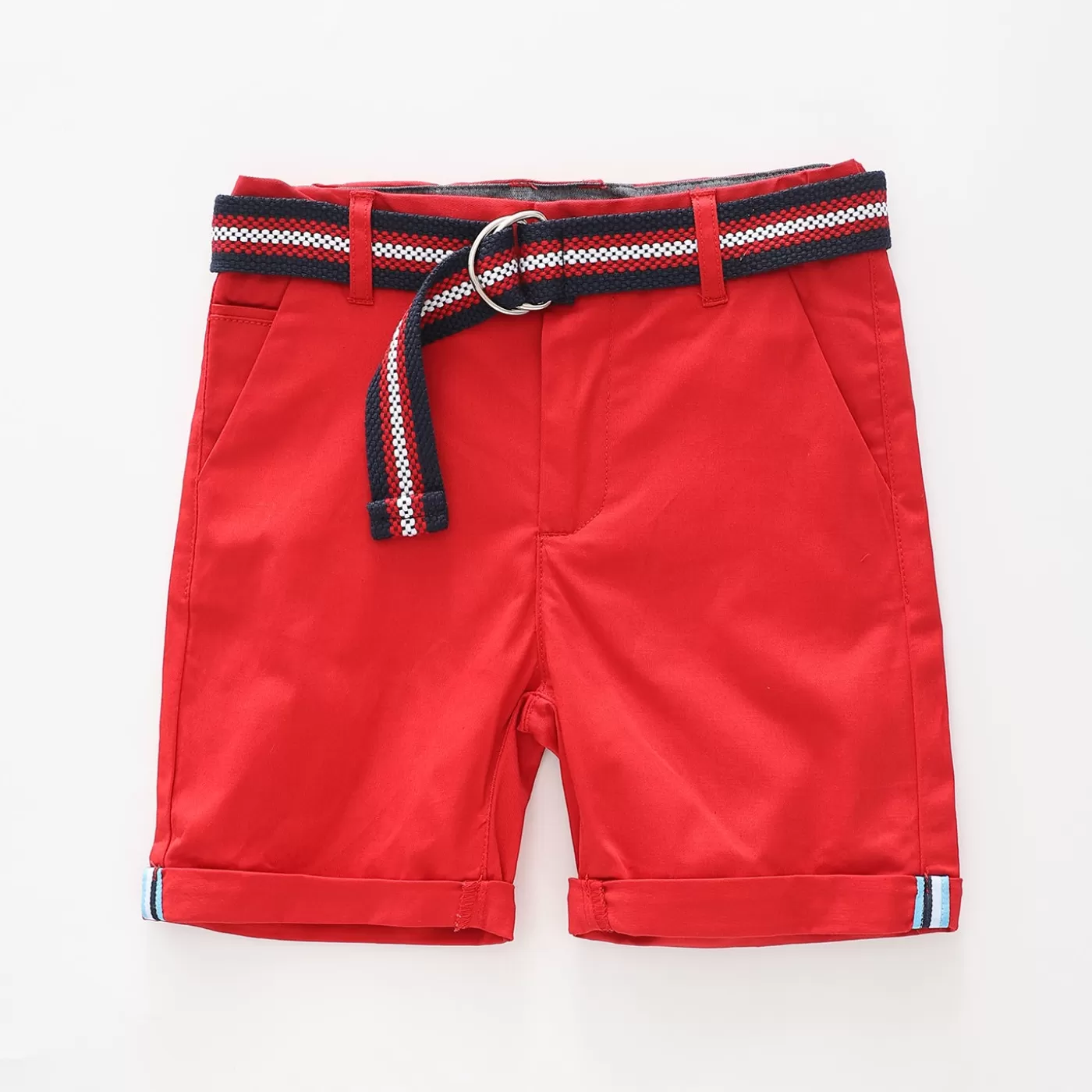 Ollies Place Red Shorts and Belt<BOY Shorts | 6 Year