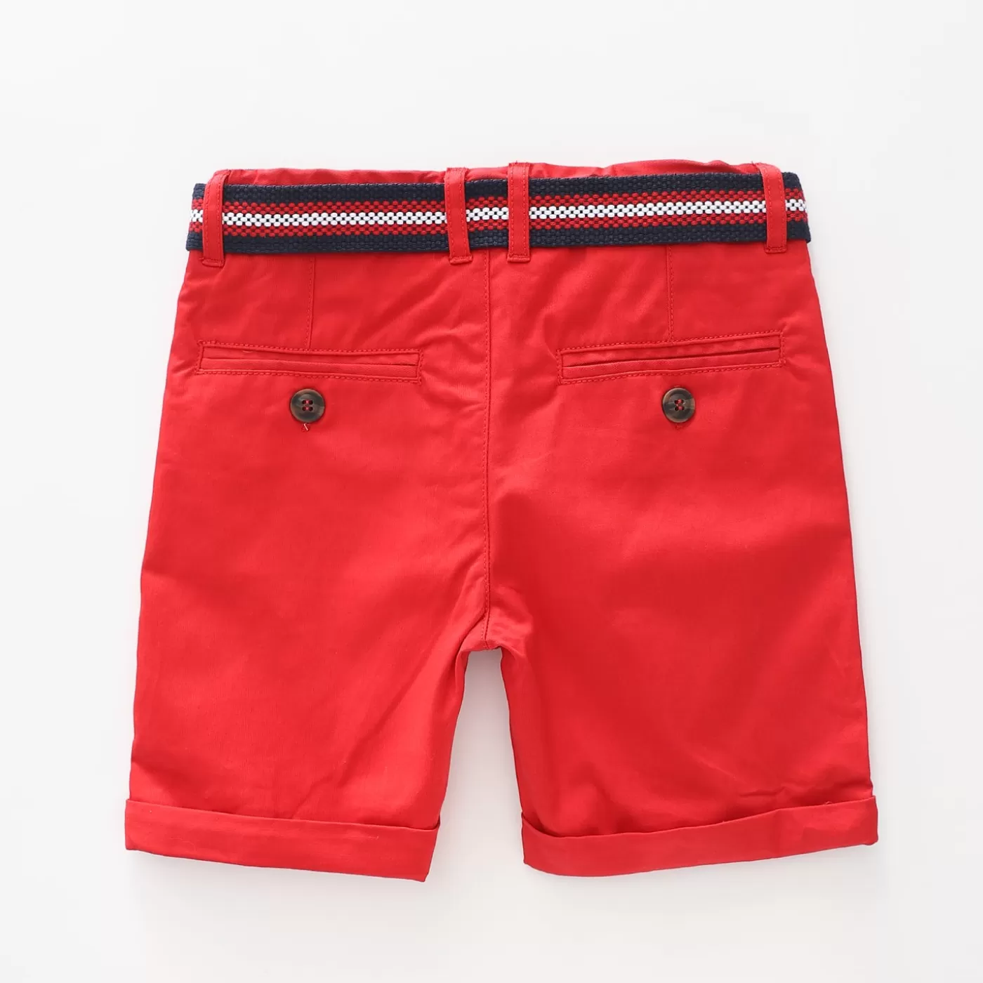 Ollies Place Red Shorts and Belt<BOY Shorts | 6 Year