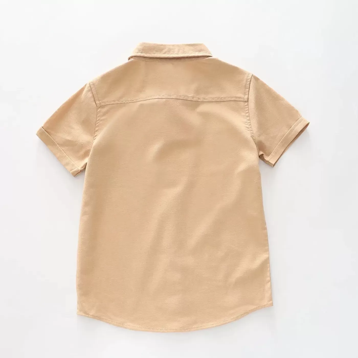 Ollies Place Sand Collared Shirt<BOY Shirts