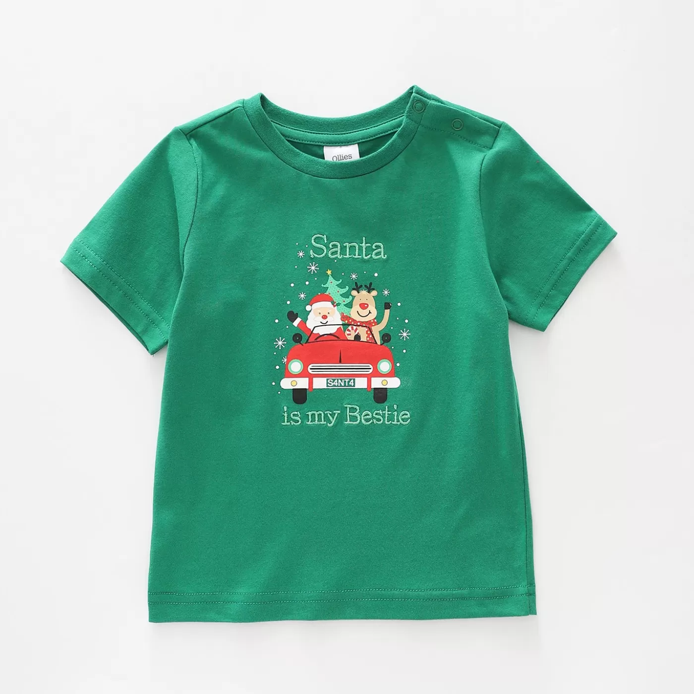 Ollies Place Santa Is My Bestie Top<BOY Tops & T-Shirts