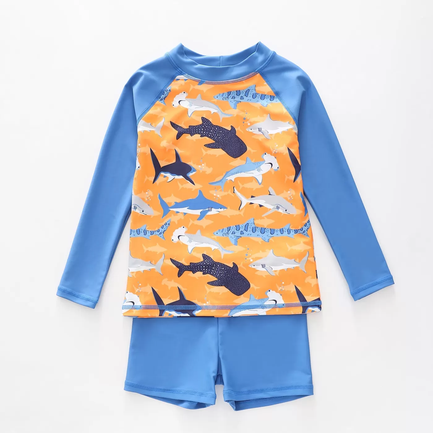 Ollies Place Shark Tale Swim Set<BOY Swimwear | 1 Year