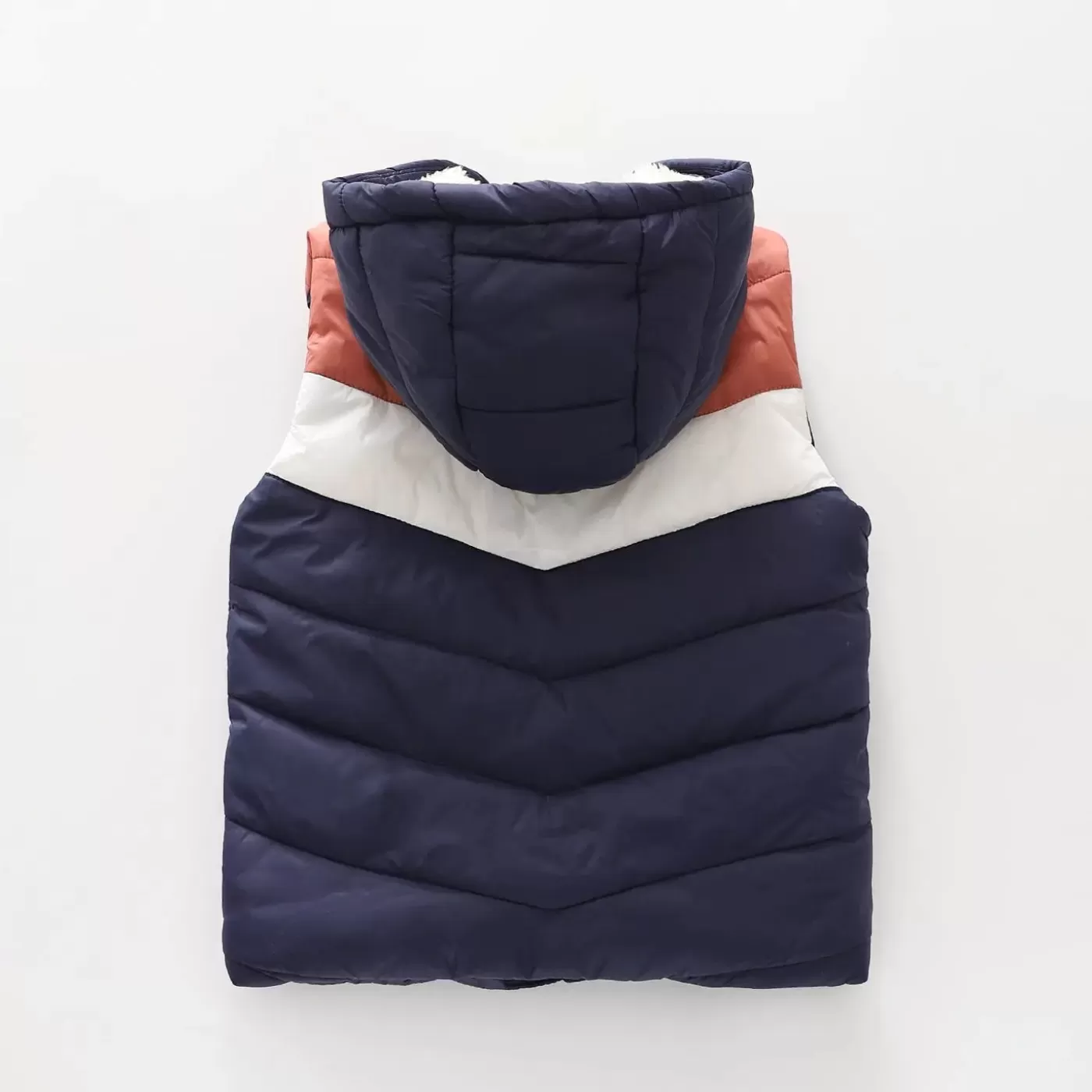 Ollies Place Spliced Puffer, Junior Boys Vest<BOY Jackets & Outerwear | 1 Year