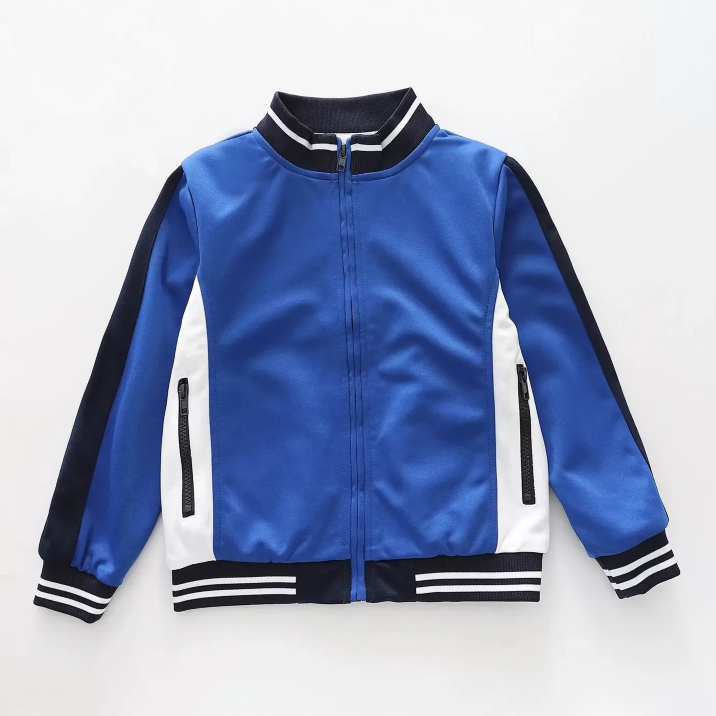 Ollies Place Sporty Blue, Boys Zip Jacket<BOY Jackets & Outerwear | 6 Year