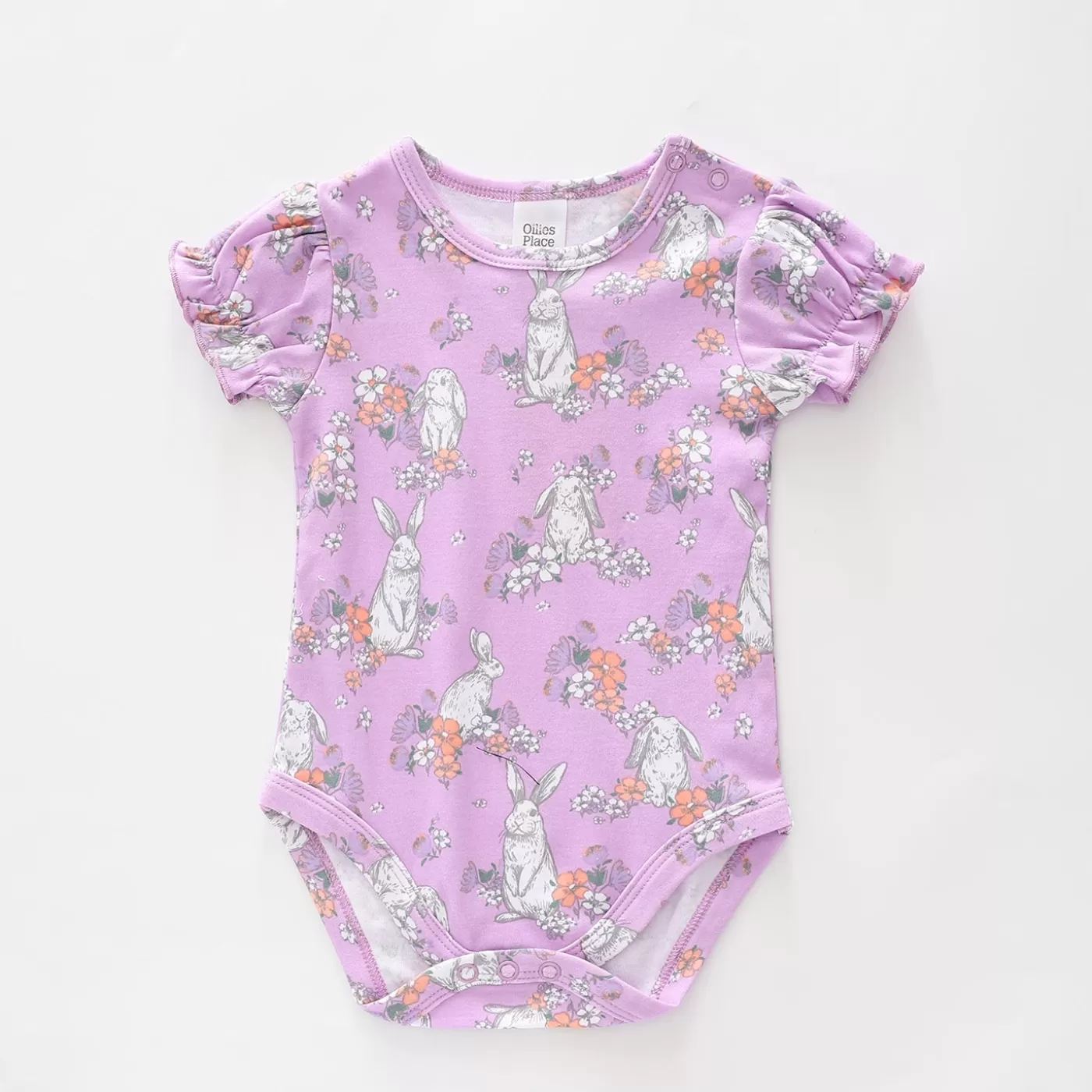 Ollies Place Spring Bunny Bodysuit< Bodysuits