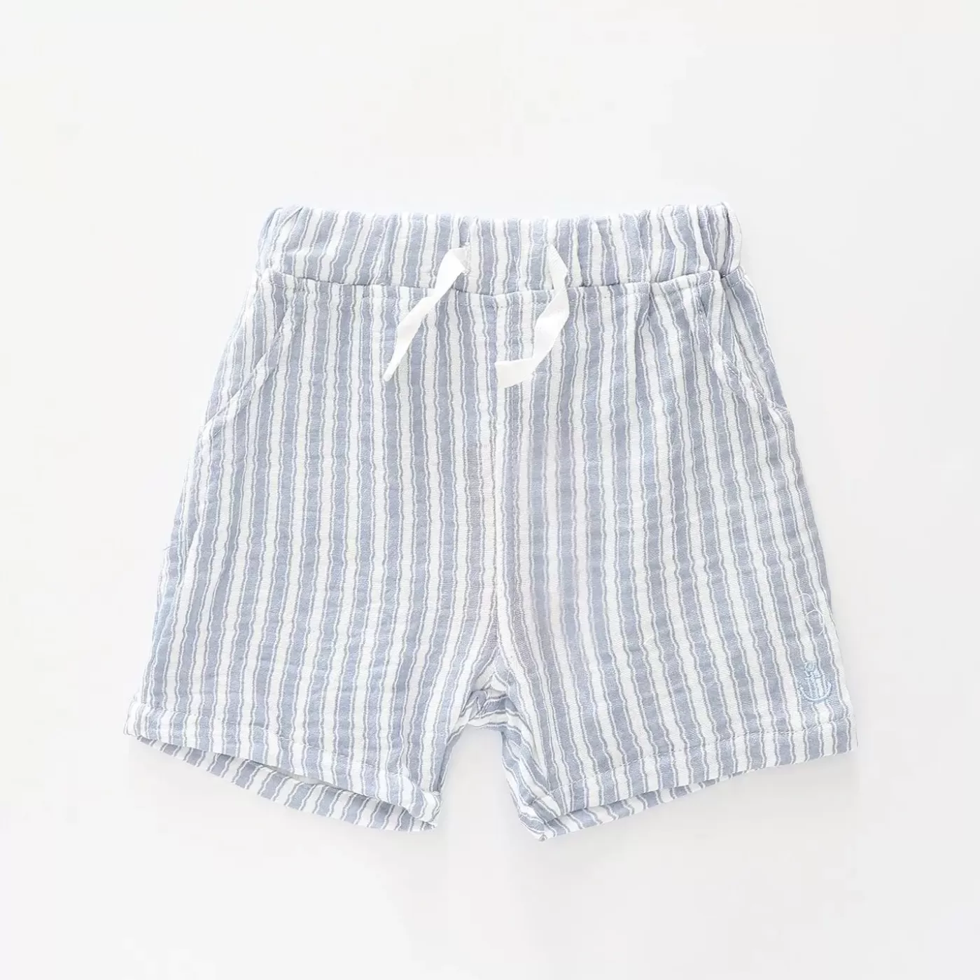 Ollies Place Stripe Cheesecloth Shorts<BOY Shorts