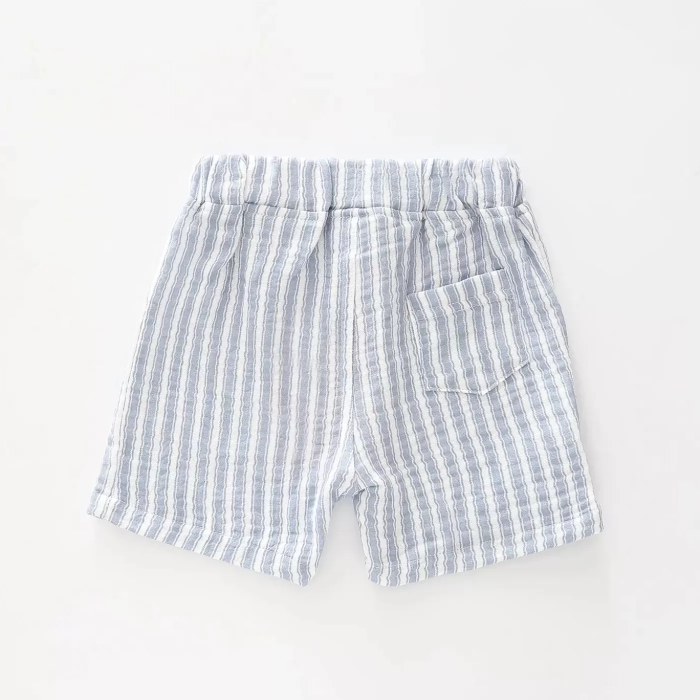 Ollies Place Stripe Cheesecloth Shorts<BOY Shorts