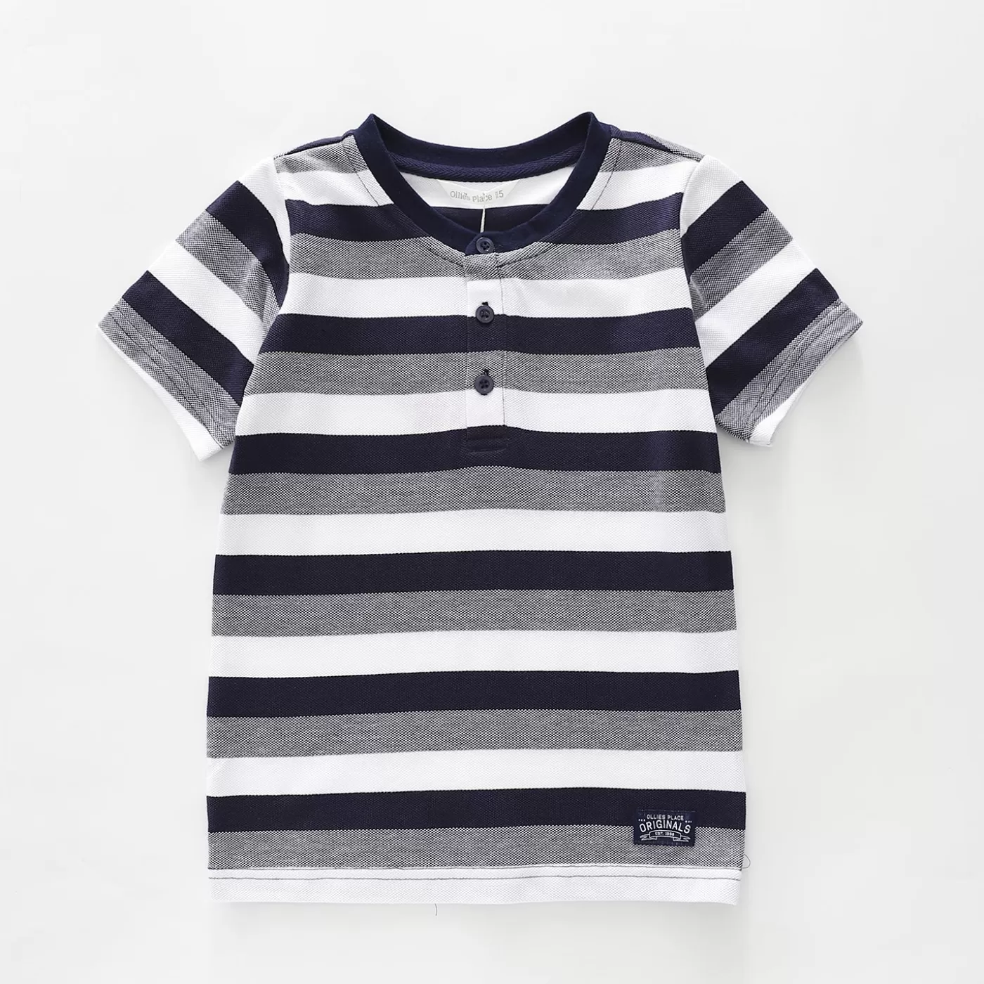 Ollies Place Stripes Henley Top<BOY T-Shirts, Tops & Polos