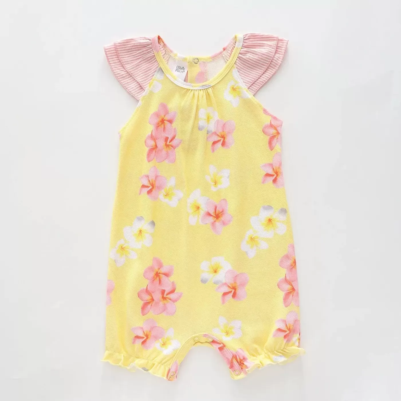 Ollies Place Sunshine Frangipani Sunsuit< Rompers | 3-6M