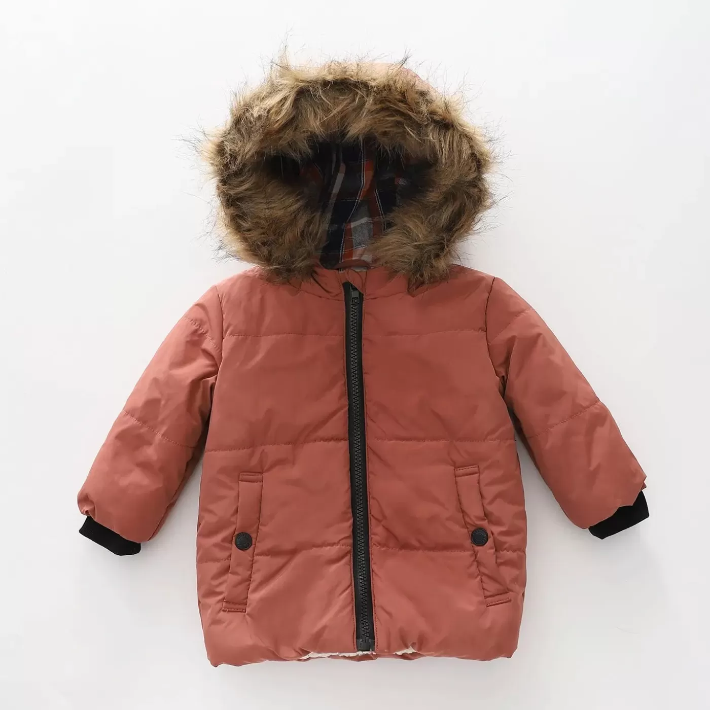 Ollies Place Terracotta, Boys Puffer Jacket<BOY Jackets & Outerwear