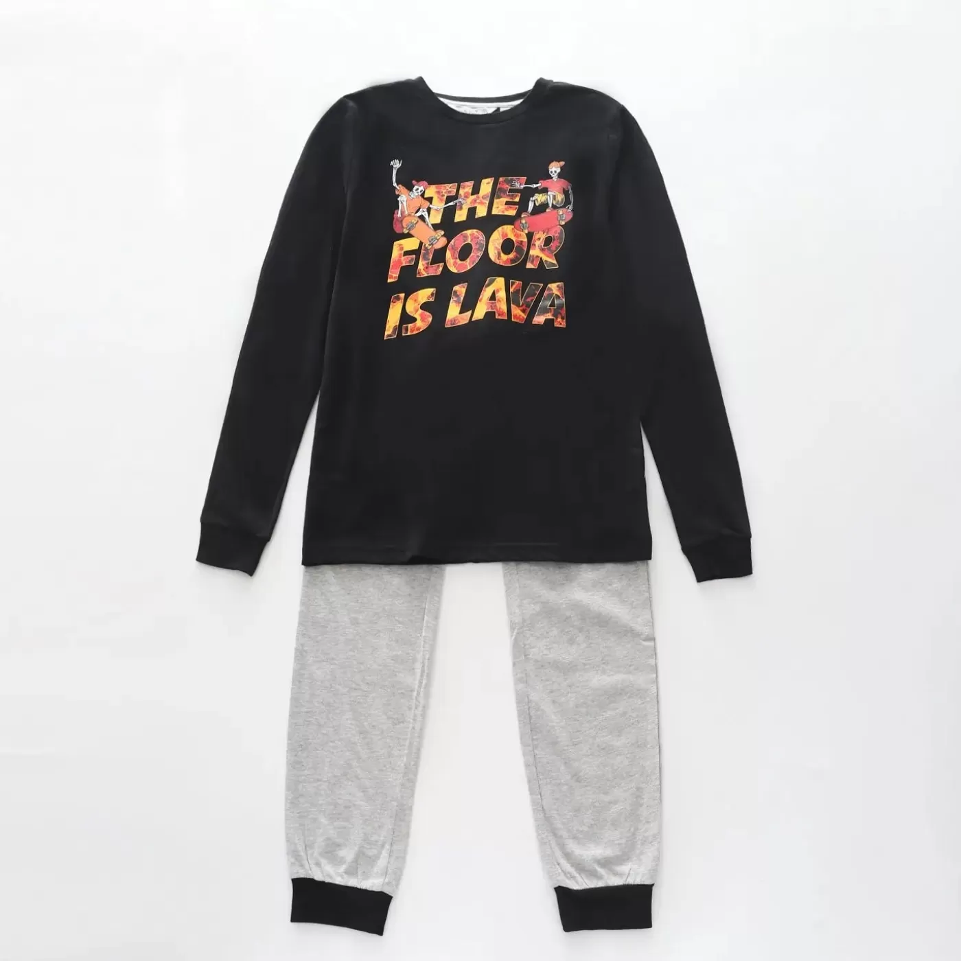 Ollies Place The Floor Is Lava, Older Boys Pyjama Set<BOY Sleepwear | 6 Year