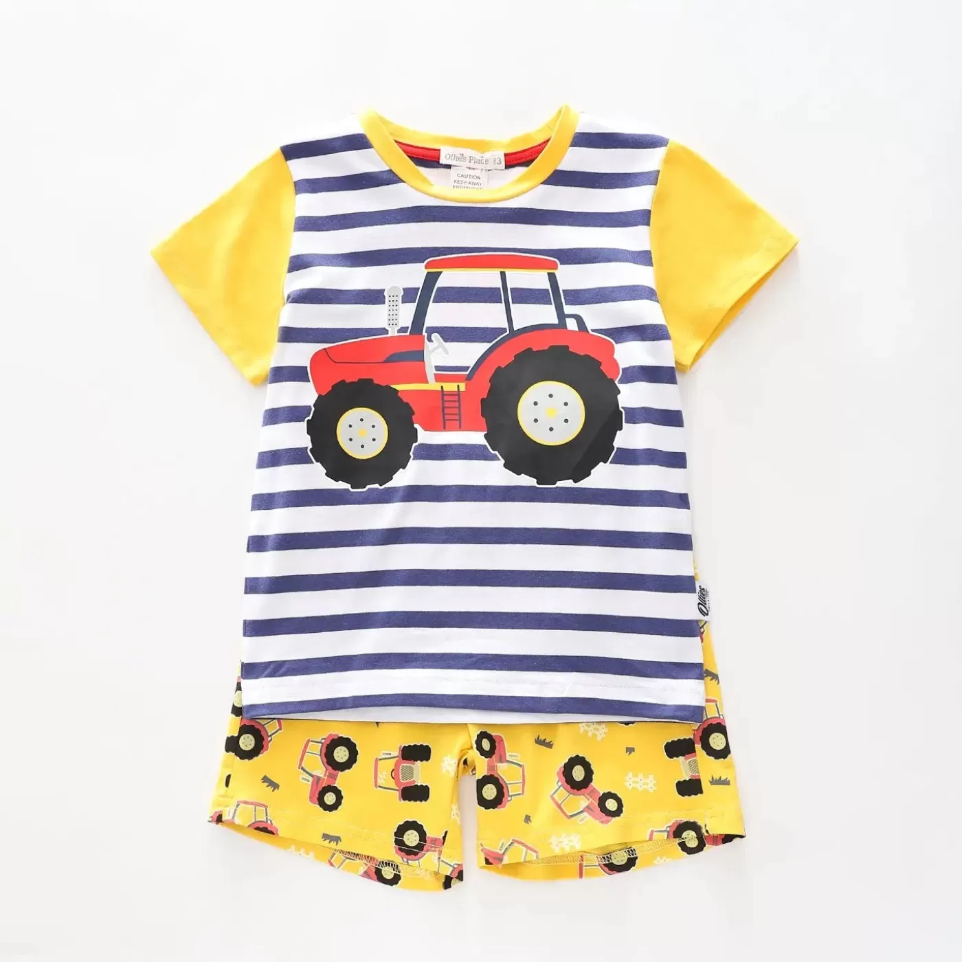 Ollies Place Tractor Time Pyjama Set<BOY Sleepwear | 6 Year