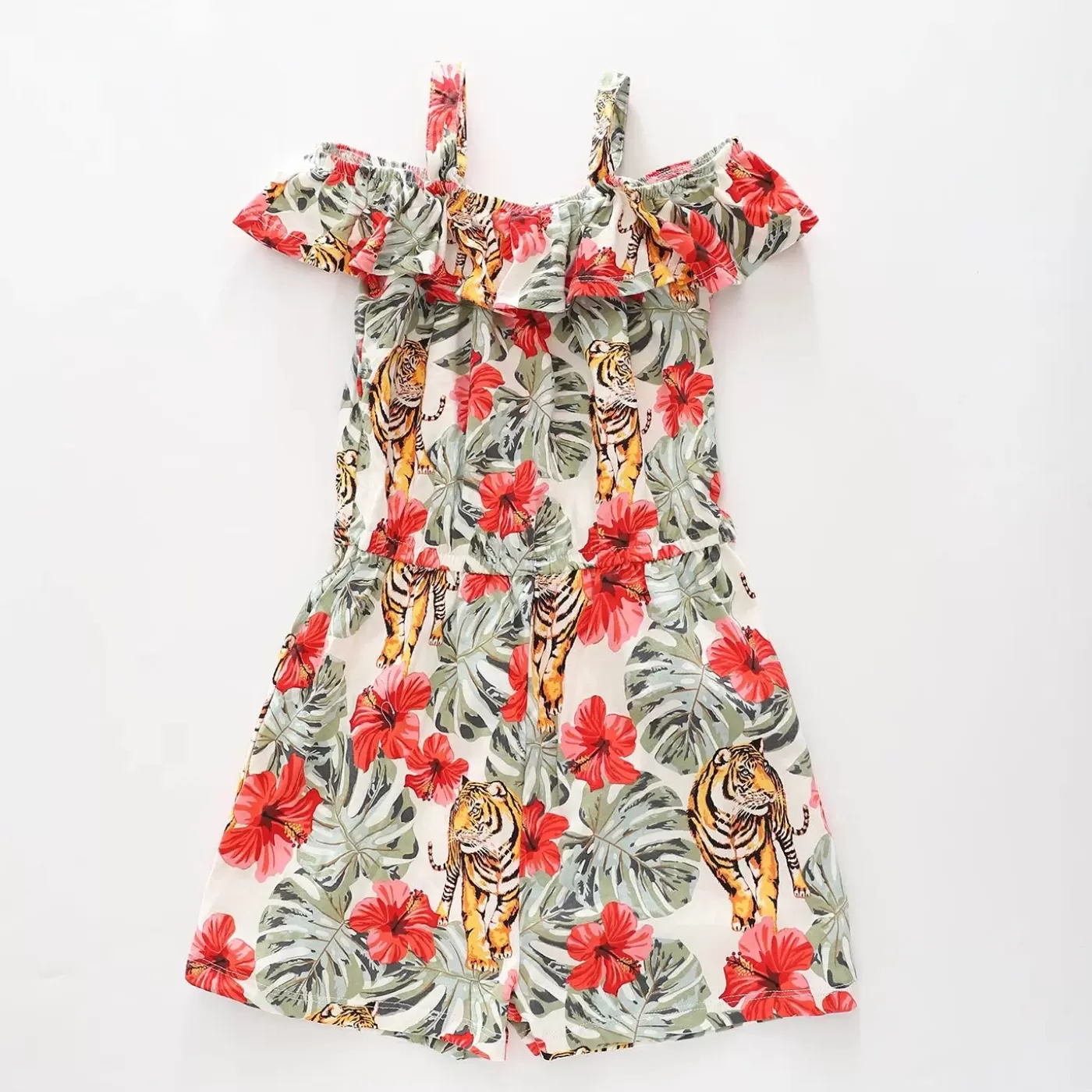 Ollies Place Tropical Playsuit< Overalls & Jumpsuits | 6 Year