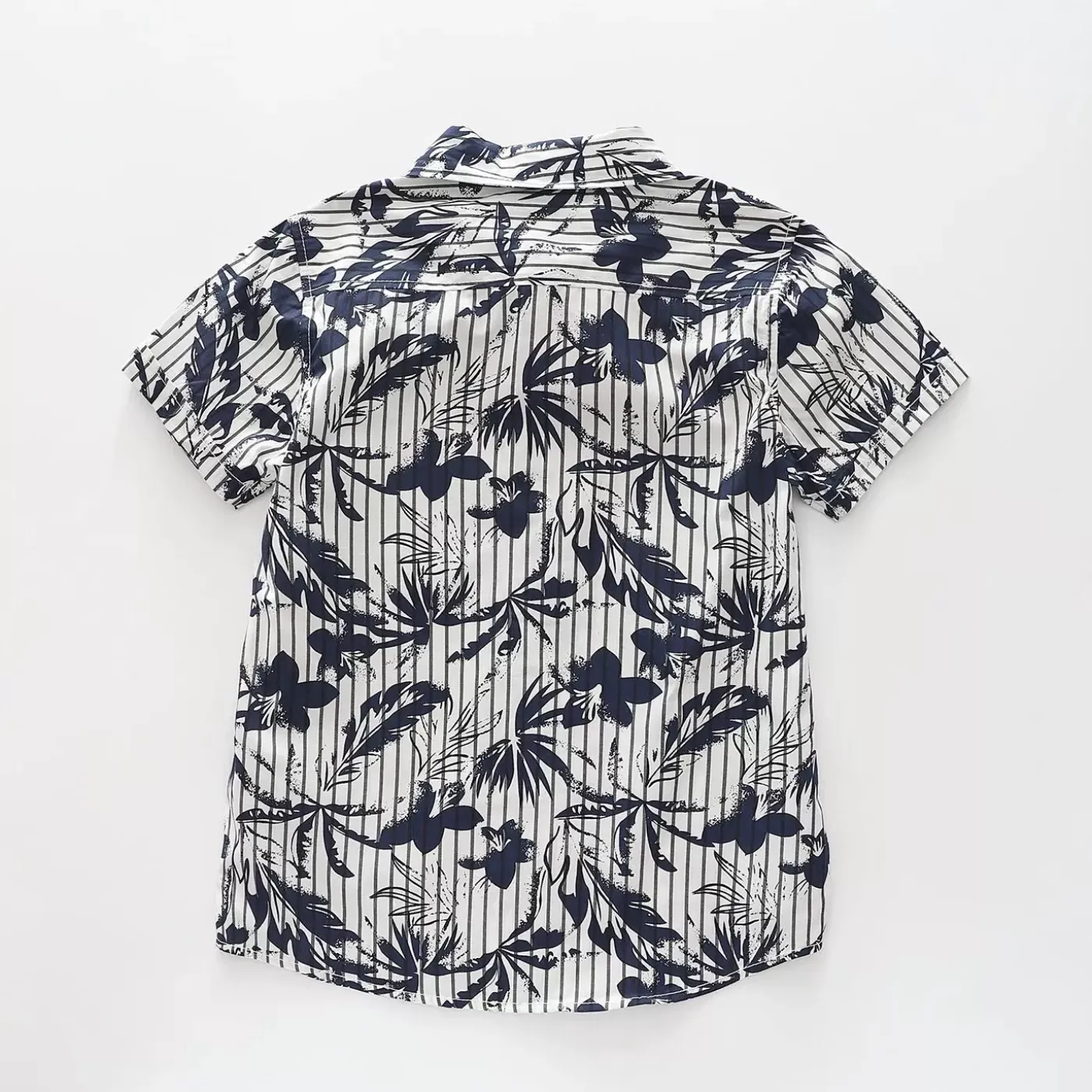 Ollies Place Tropical Print Collared Shirt<BOY Shirts