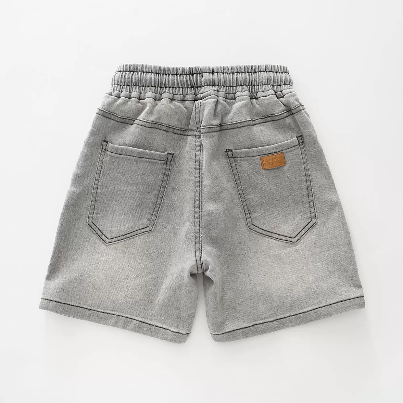 Ollies Place Washed Grey Denim Shorts<BOY Shorts