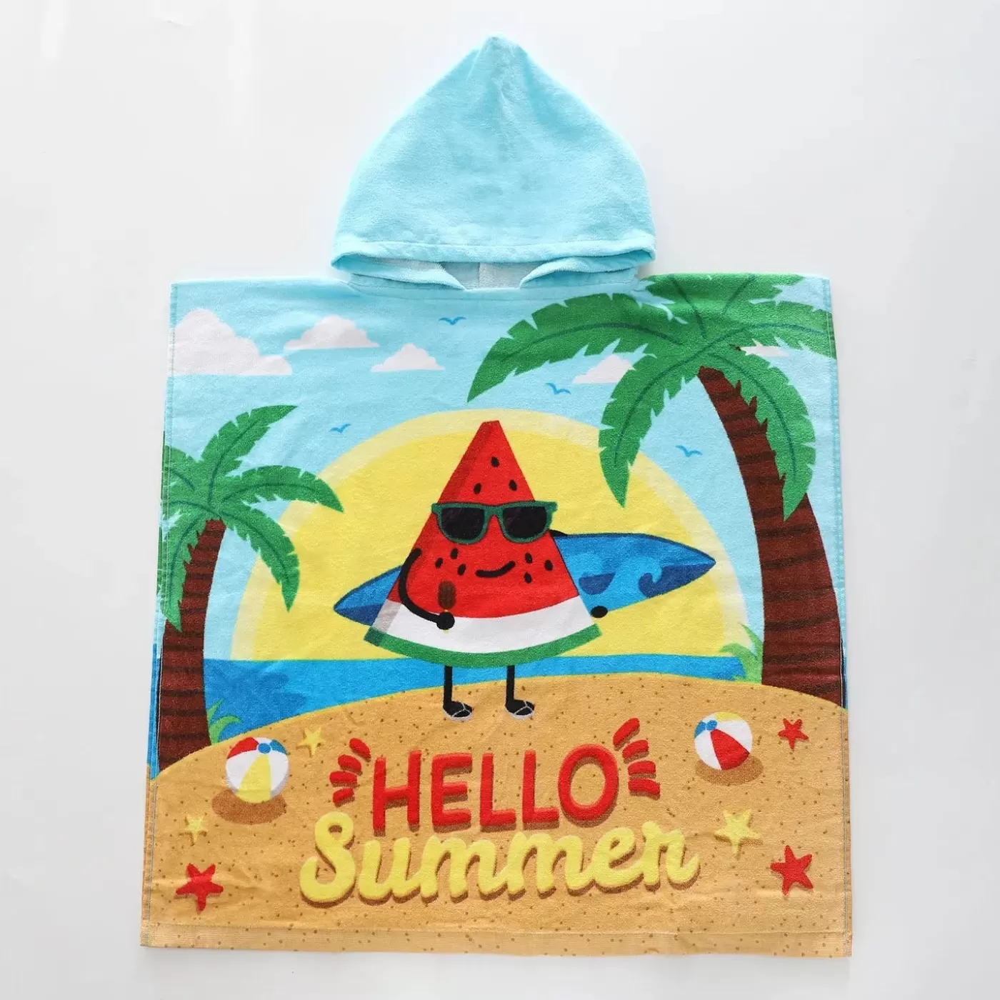 Ollies Place Watermelon Hooded Towel< Prem | Swimwear