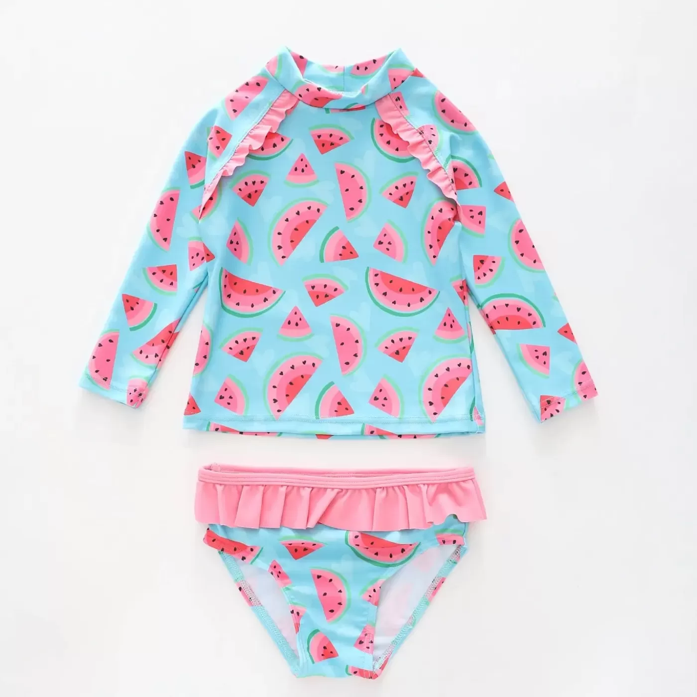 Ollies Place Watermelon Swimsuit Set< Swimwear