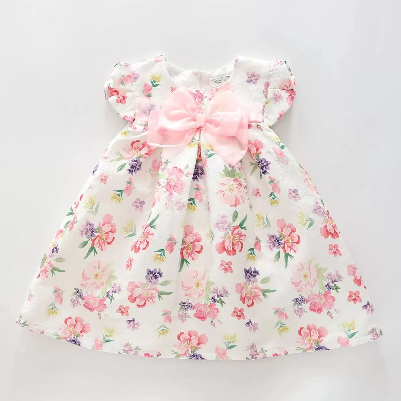 Ollies Place White Pink Floral Dress< Party & Formal | Party & Formal